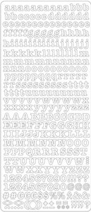 Peel Off'S Alphabet Minuscule Et Majuscule Rose 105X232