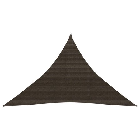 vidaXL Voile d'ombrage 160 g/m² Marron 3 5x3 5x4 9 m PEHD