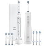 Oral-b aquacare pro-expert hydropulseur et genius x 20000 brosse a dents électrique