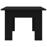 vidaXL Table basse Noir 100 x 60 x 42 cm Aggloméré