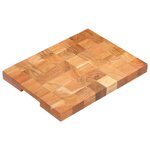 vidaXL Planche à découper 40x30x3 8 cm Bois d'acacia massif
