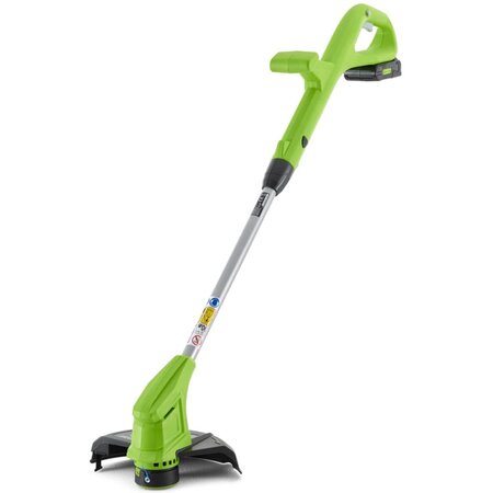 Greenworks taille-bordure avec batterie 24 v 2ah g24lt30 2101207ua