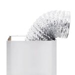 vidaXL Hotte murale 60 cm Acier inoxydable 756 m³/h LED