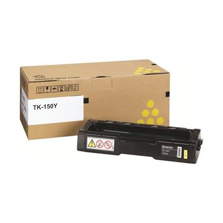 Toner original tk150y pour fs-c1020mfp  jaune kyocera