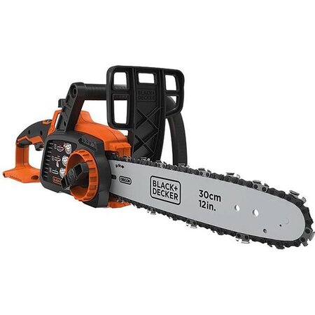 BLACK+DECKER - Tronçonneuse Electrique Sans Fil 36V 30 cm avec Lubrification Automatique - GKC3630LB-XJ – Sans Batterie, Ni Chargeur
