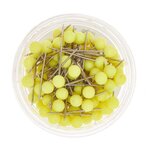 Petites Épingles décoratives 1 6 cm - jaune fluo