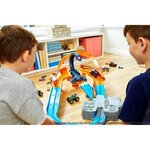 Hot wheels monster trucks scorpion - circuit motorisé 80 cm - 2 véhicules inclus