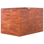 vidaXL Lit surélevé de jardin Bois d'acacia 150x100x100 cm