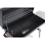 LANDMANN Barbecue a charbon Black Taurus 660 - Acier émaillée