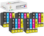 20 cartouche d'encre compatibles avec epson t128xl b5c5m5y5