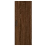 vidaXL Buffet haut Chêne marron 34 5x34x180 cm Bois d'ingénierie