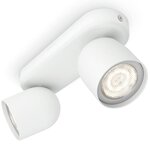 Philips myliving projecteur led spur 2x4 5 w blanc 564923116
