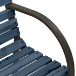vidaXL Banc de jardin pour enfants 81 cm Bois de pin chinois Gris