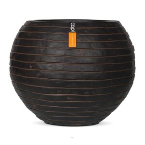 Bac en pures fibres natura ext. Boule chocolat d 40 x h 32 cm chocolat - dimhaut: h 32 cm - couleur: chocolat