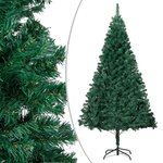 vidaXL Arbre de Noël artificiel avec branches épaisses vert 150 cm PVC