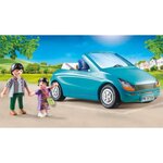 Playmobil - 70285 - papa avec enfant et voiture cabriolet