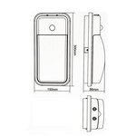 Applique murale noire extérieure led ip65 20w avec détecteur de mouvement - blanc froid 6000k - 8000k - silamp