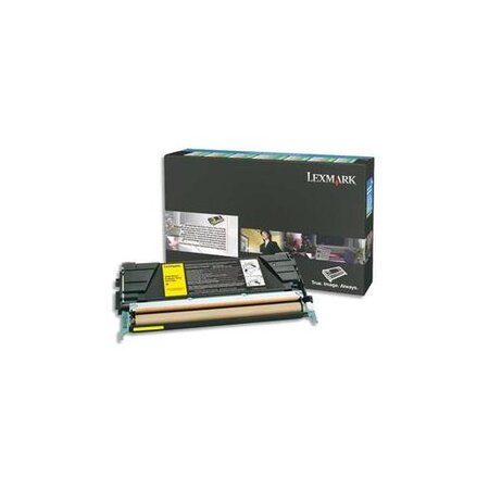 Cartouche toner jaune lrp c734a1hyg lexmark