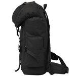 vidaXL Sac à dos en style d'armée 65 L Noir