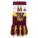 RUBIES Echarpe avec écusson Harry Potter Gryffondor - Rouge bordeaux et jaune