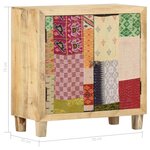 vidaXL Buffet Patchwork 70 x 35 x 75 cm Bois de manguier massif
