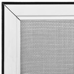 vidaXL Moustiquaire extensible pour fenêtres Blanc (75-143)x50 cm