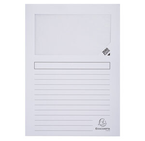 Paquet 50 Chemises À Fenetre Forever - 22x31cm - X 8 - Exacompta