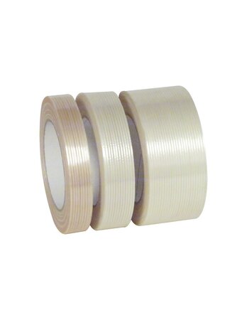 (lot  60 rouleaux) ruban adhésif armé "fil à fil" 15mmx50m