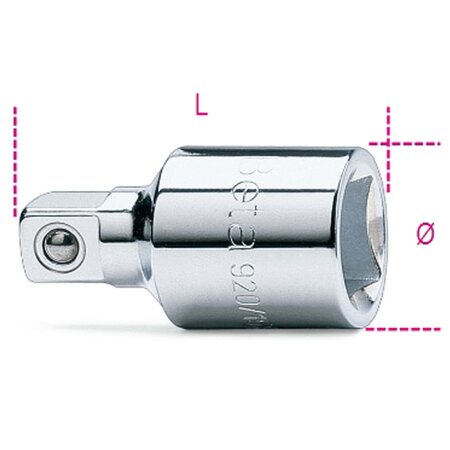 Beta tools adaptateur 920/15 1/2" femelle pour adaptateurs mâle 3/8"