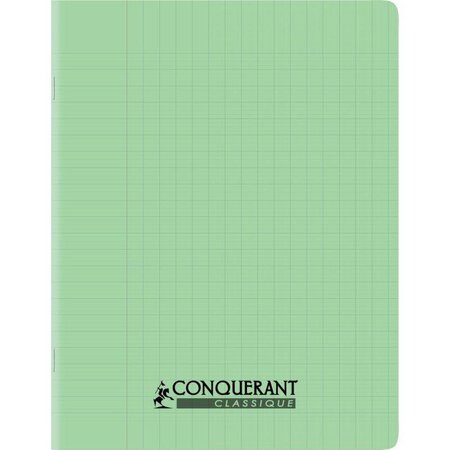 Cahier 17x22 cm 32 pages Seyès interligne 3mm piqûre papier 90g Couverture polypropylène