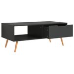 vidaXL Table basse Gris 100x49 5x43 cm Aggloméré
