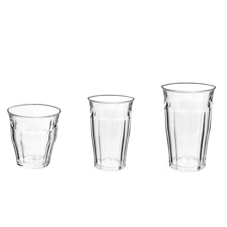 Duralex ensemble de verrerie 18 pcs picardie 526757