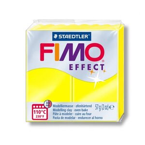 Pâte Fimo 57 g Effect Néon Jaune 8010.101