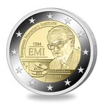 Pièce de monnaie 2 euro commémorative Belgique 2019 BU – Institut Monétaire Européen – Légende flamande