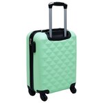vidaXL Ensemble de valises rigides 2 Pièces Menthe ABS