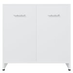 vidaXL Ensemble de meubles de salle de bain 4 Pièces Blanc