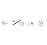 Boite 100 Reliures Spirales Plastique 6mm - Exacompta