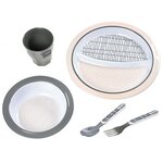 Beaba service de repas 4 pièces rose