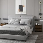 vidaXL Tables de chevet 2 Pièces Chêne fumé 45x34 5x44 5 cm Aggloméré