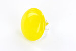 Bague céramique grand modèle Jaune