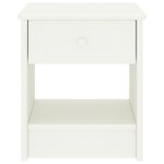 vidaXL Tables de chevet 2 Pièces Blanc 35x30x40 cm Bois de pin massif