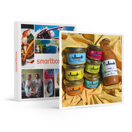 SMARTBOX - Coffret Cadeau Panier dégustation découverte avec 10 produits d’excellence de Loire-Atlantique -  Gastronomie