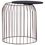 vidaXL Tables basses 3 Pièces Cuivre