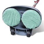 vidaXL Polisseuse et laveur de plancher à double tête 5 en 1