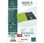 Paquet De 100 Sous-chemises Rock''s 80 - 22x31cm - Exacompta
