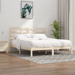 vidaXL Cadre de lit Bois massif 200x200 cm