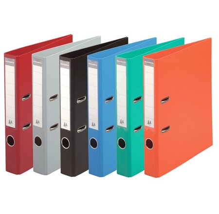 Classeur à levier PVC A4 D50mm PremTouch framboise EXACOMPTA