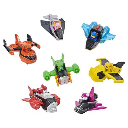 La pat' patrouille  - pack de 7 véhicules true metal - jet to the rescue