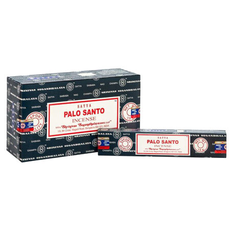 Encens satya palo santo - 12  boites de 15 grammes