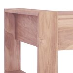 vidaXL Table basse 110 x 60 x 40 cm Bois de teck massif